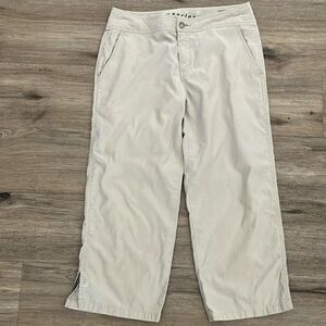 THE NORTH FACE Womens Cropped Hiking Khaki Outdoor Pants. A5 Series. Size 10.
